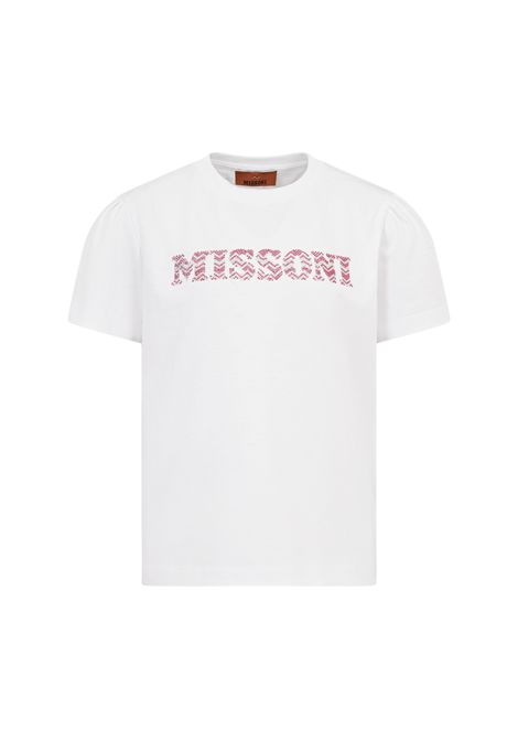 T-shirt con logo MISSONI KIDS | MY8A91 Z3672100